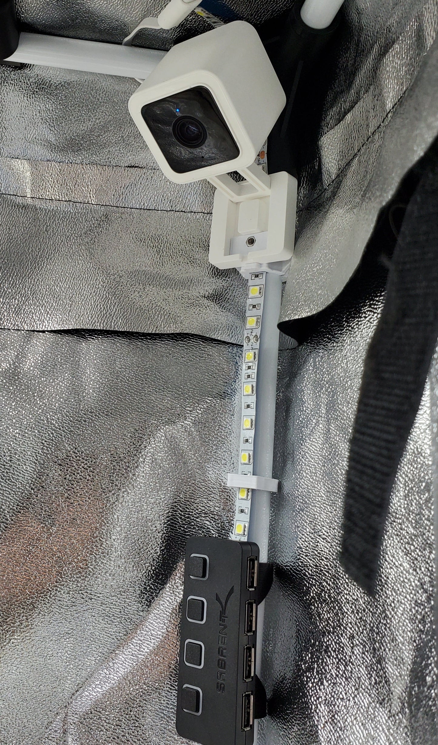 LED Light Strip Mounts For Laser Enclosure Tent