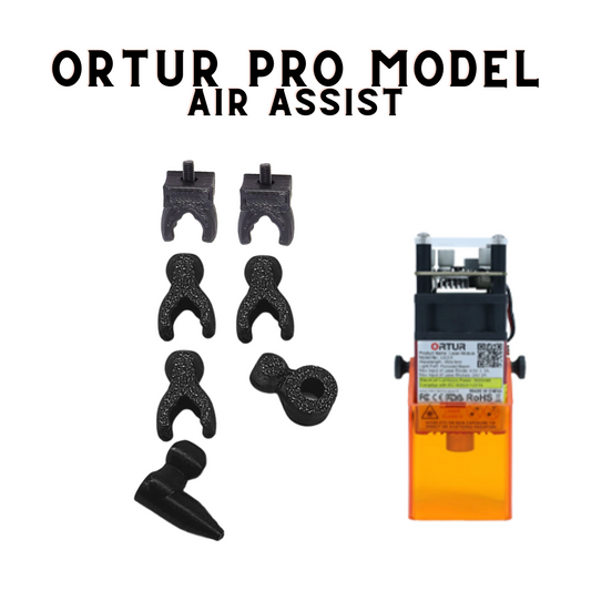 Ortur Laser Master 2 Bottom Mount Air Assist (For LU2-4 12V & 24V and LF Modules)