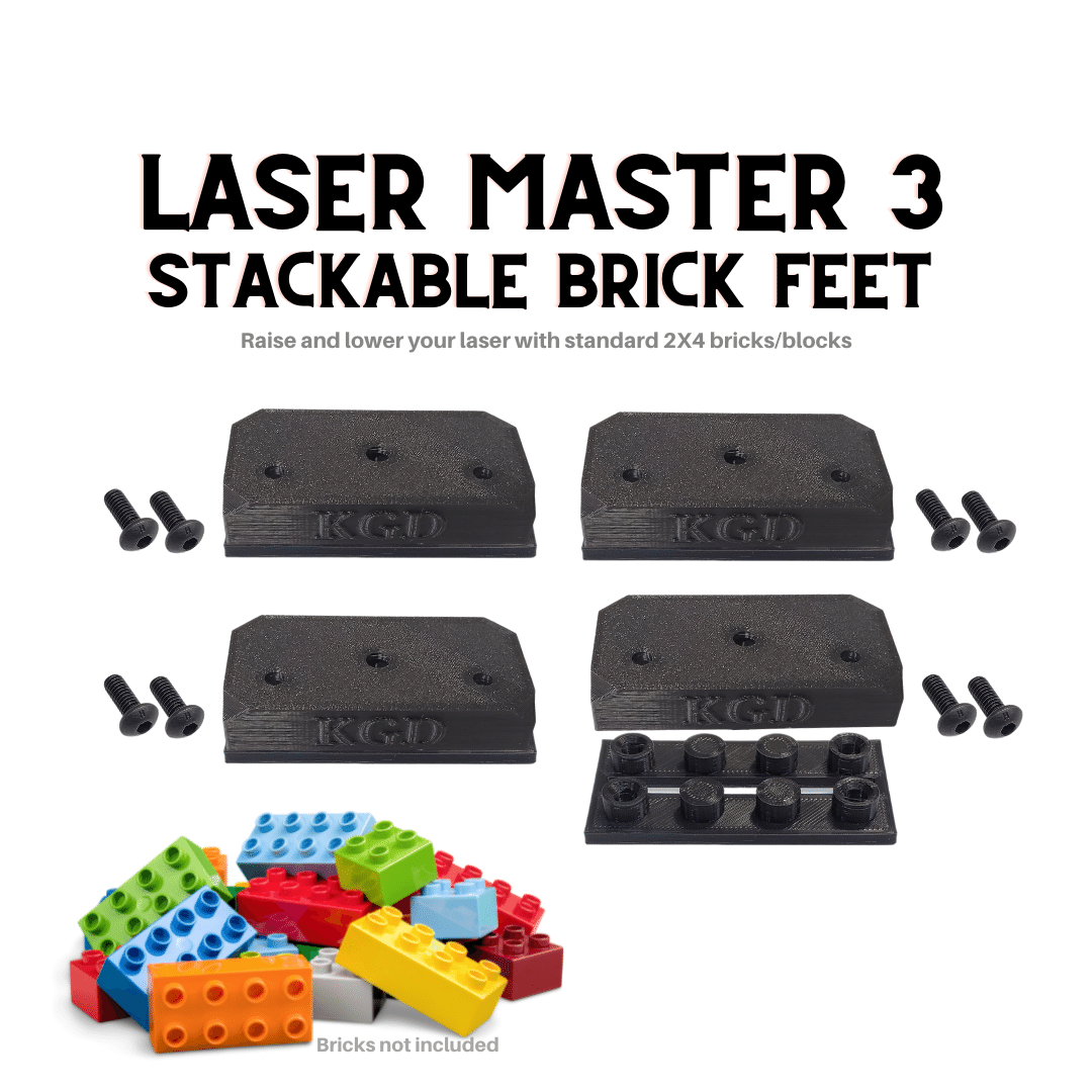 Ortur Laser Master 3 Folding Leg Retention & Stability Feet Set w/ Mount  Screws