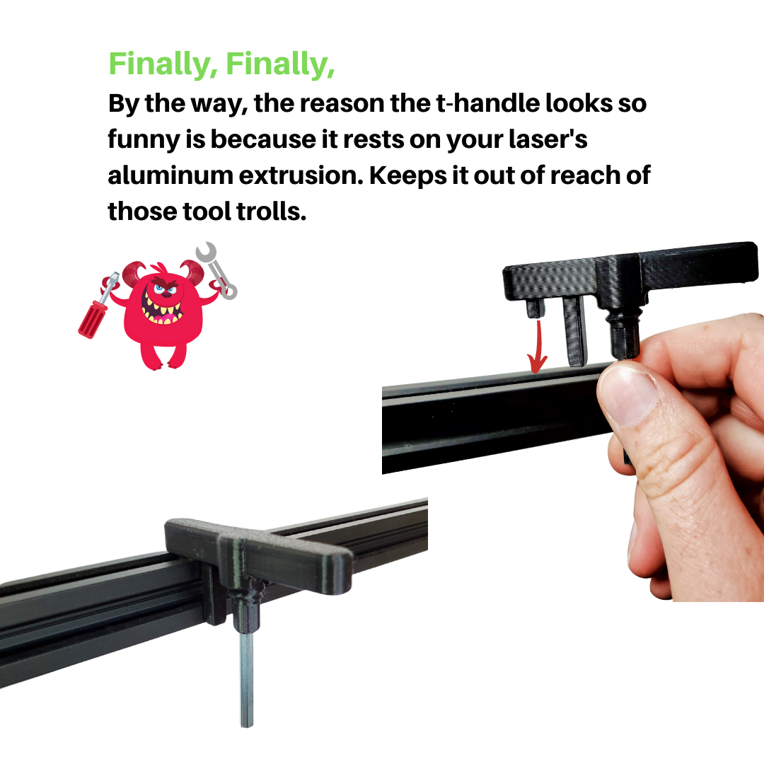 Atomstack Z Axis Adjuster | Works with M30 M40 M50 A10 S10 (Standard, Pro, & Pro+)