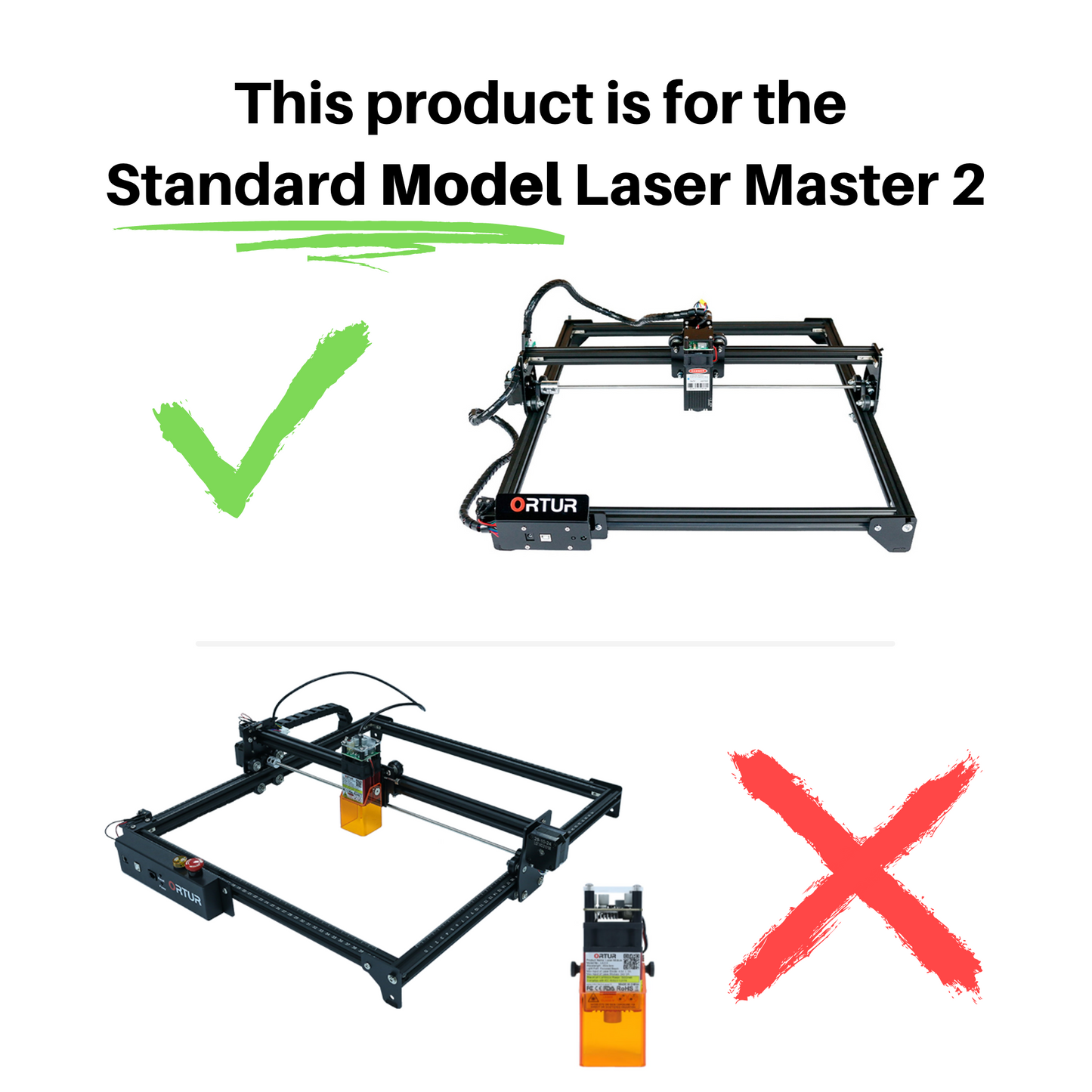 Ortur Laser Master 2 Stackable Brick Feet
