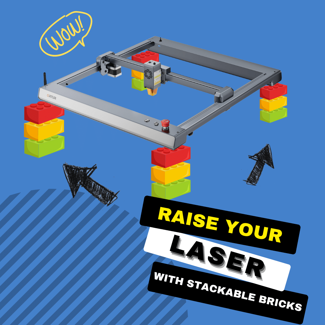 Ortur Laser Master 3 Stackable Brick Feet