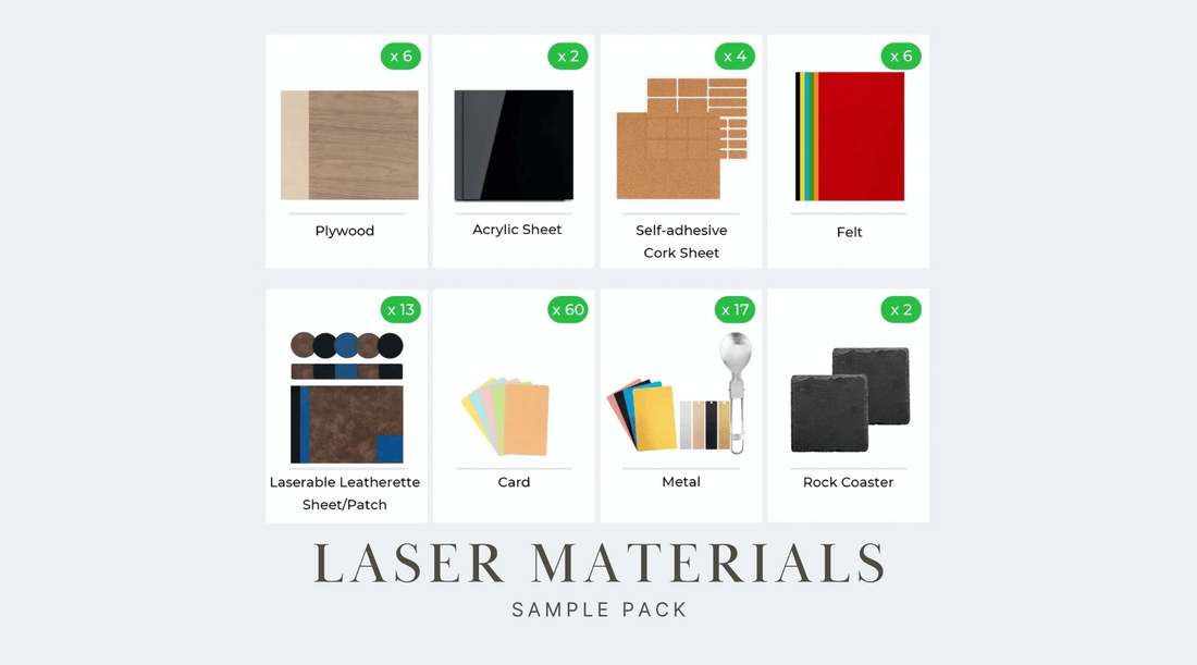 The xTool Laser Engraving Materials Package