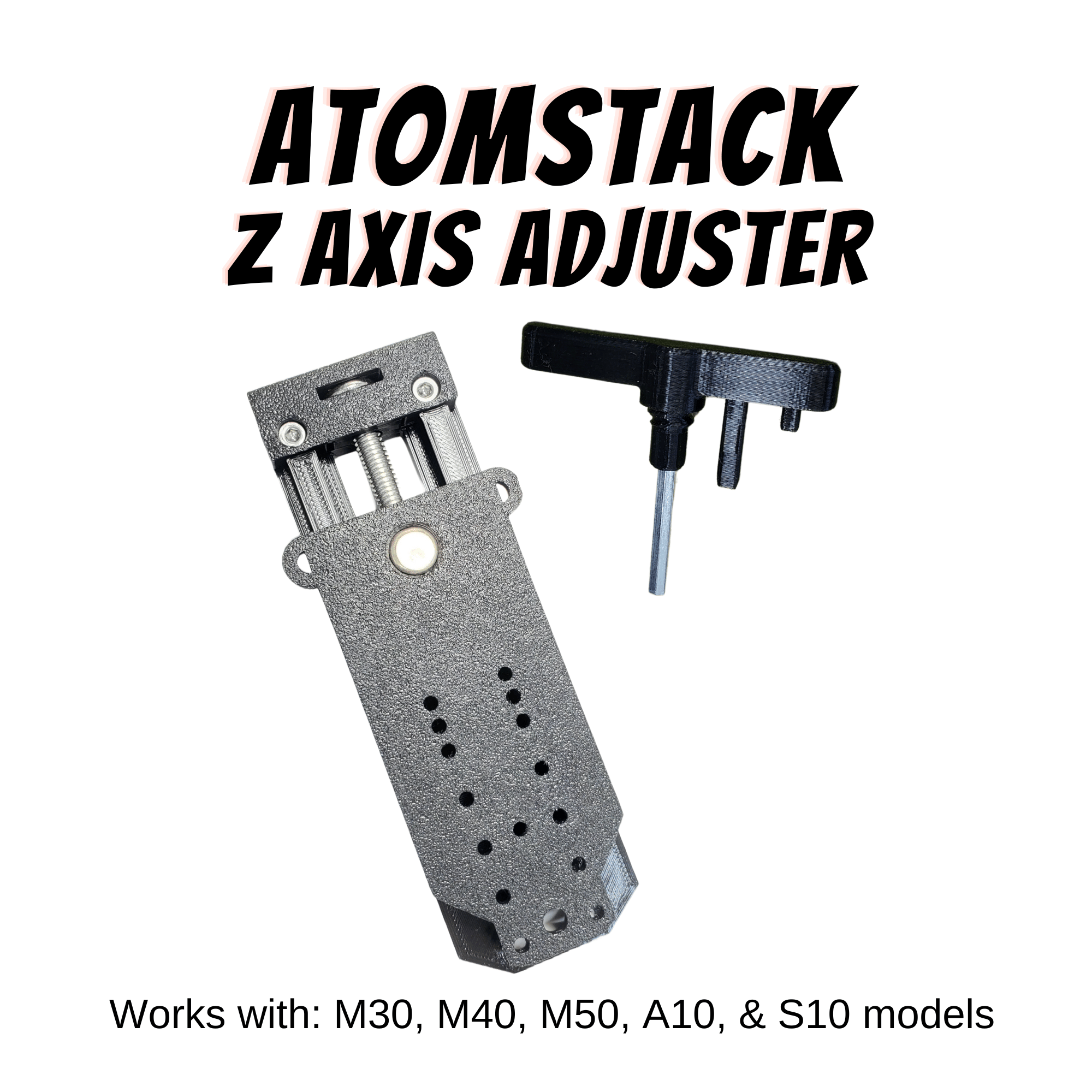 Atomstack Z Axis Adjuster | Works with M30 M40 M50 A10 S10 (Standard ...