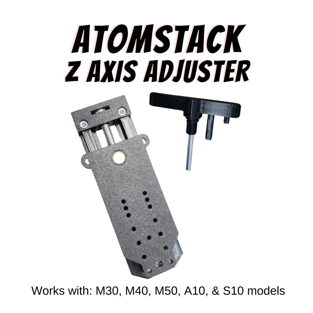 Atomstack S10 Controller Atomstack Z Axis Adjuster | Works with M30 M40 M50 A10 S10 (Standard ...