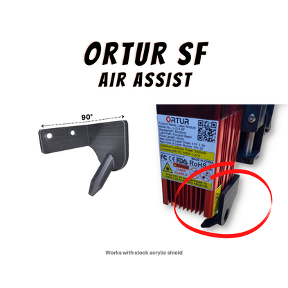 Side Mount Style Air Assist for Ortur SF Model