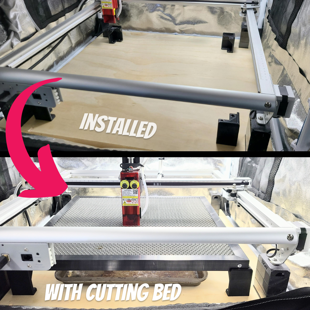 Cutting Bed Risers & Mounts Set Your Cutting Bed to the Ri
