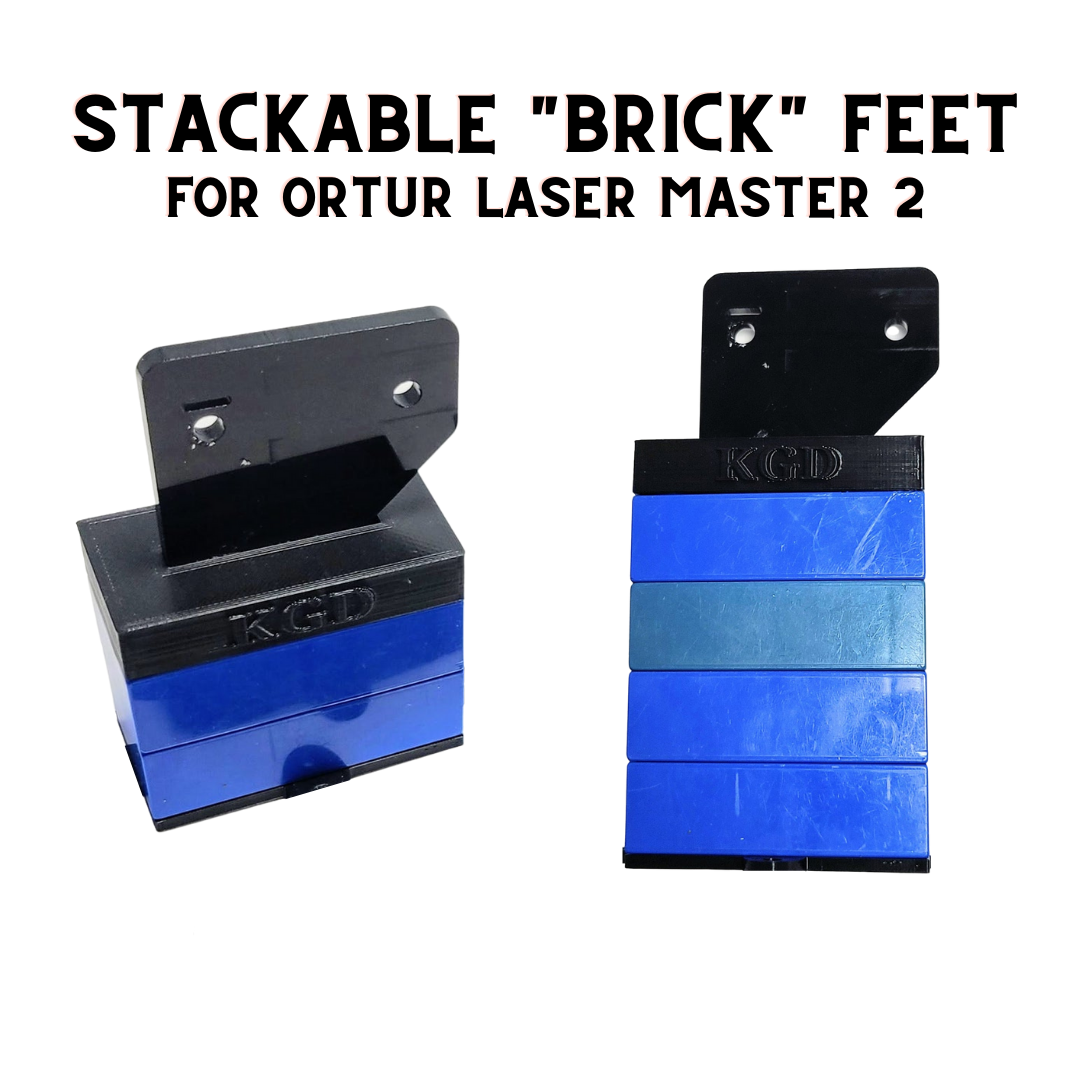 Ortur PRO MODEL Laser Master 2 Stackable Brick Feet