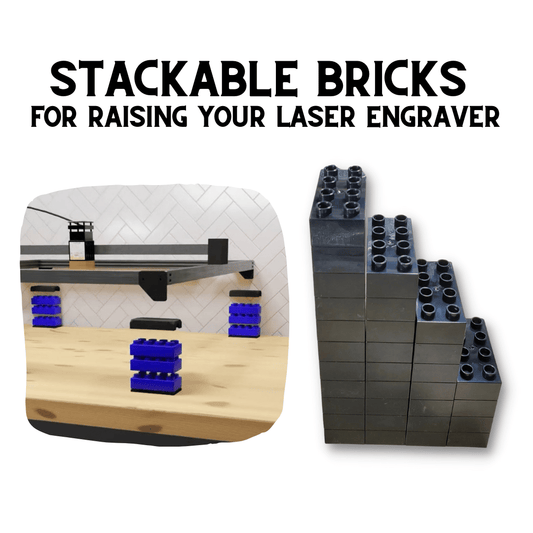 Height Adjusting Bricks For King Gubby Stackable Brick Feet | Height Adjustment Bricks Only