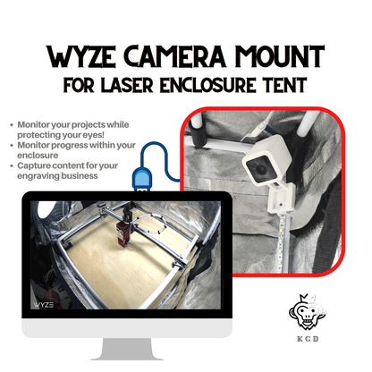 Wyze Camera Mount For Laser Enclosure Tent