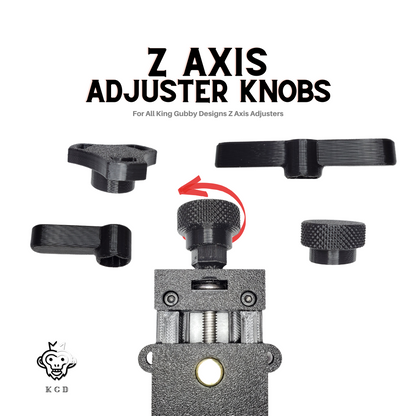 Z Axis Adjuster Knobs (Add-on For The King Gubby Z Axis Adjuster)